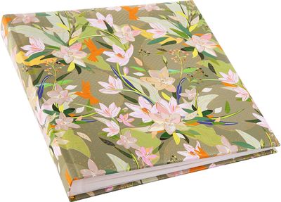 Albumas GOLDBUCH 24488 Royal Lilly green 25x25/60psl | kampučiai/lipdukai | knyg inio rišimo | balti lapai