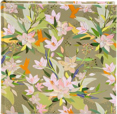 Albumas GOLDBUCH 24488 Royal Lilly green 25x25/60psl | kampučiai/lipdukai | knyg inio rišimo | balti lapai