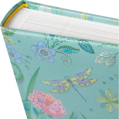 Albumas GOLDBUCH 24812 Nature's Melody mint 25x25/60psl | kampučiai/lipdukai | k nyginio rišimo | balti lapai