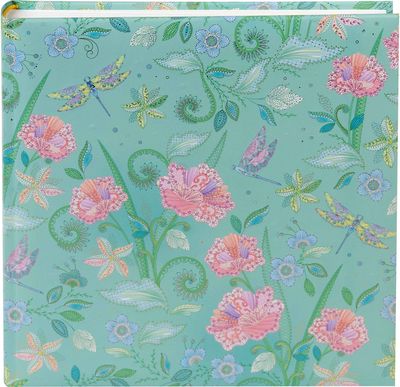 Albumas GOLDBUCH 24812 Nature's Melody mint 25x25/60psl | kampučiai/lipdukai | k nyginio rišimo | balti lapai