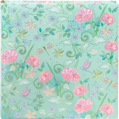 Albumas GOLDBUCH 27812 Nature's Melody mint 30x31 cm| 60 psl | balti lapai| kamp učiai/lipdukai