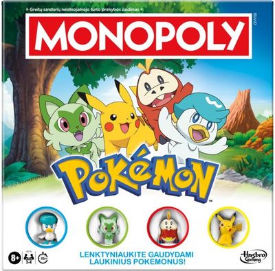 Stalo žaidimas MONOPOLY POKEMON (LT)