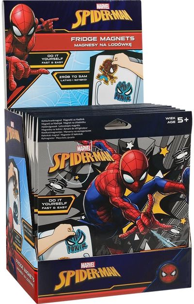 Kūrybinis rinkinys šaldytuvo magnetukai Disney Spiderman, įv. rūšys