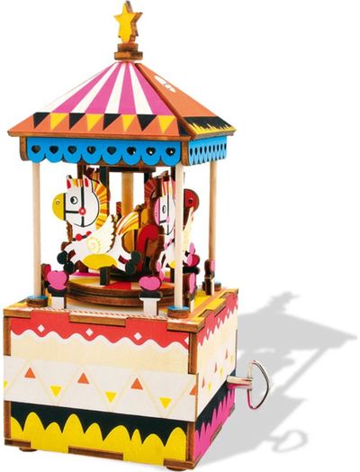 Modeliavimo rinkinys COLORINO muzikinė dėžutė Merry go round