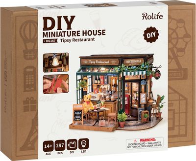 Modeliavimo rinkinys ROBOTIME Tipsy Restaurant