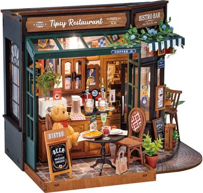 Modeliavimo rinkinys ROBOTIME Tipsy Restaurant