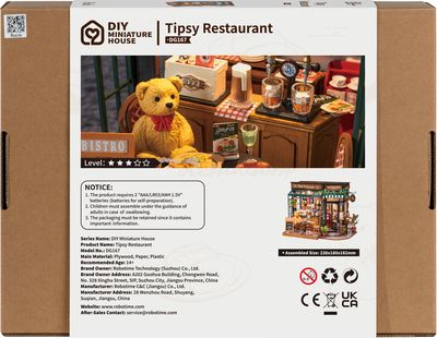 Modeliavimo rinkinys ROBOTIME Tipsy Restaurant