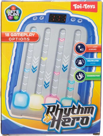 Garsinis elektroninis žaidilas Electronic game RYTHM HERO įv. rūšys