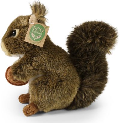 Pliušinis žaislas voverė 17 cm ECO-FRIENDLY