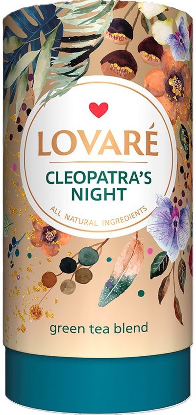 LOVARE arbata „Cleaopatra's night“, 80 g&nbsp;&nbsp;&nbsp;&nbsp;&nbsp;&nbsp;&nbsp;&nbsp;&nbsp;&nbsp;&nbsp;&nbsp;&nbsp;