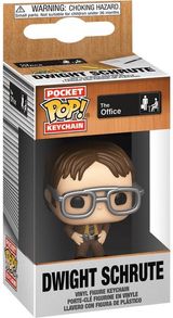 Vinilinė figūrėlė - raktų pakabukas FUNKO POP! Dwight Schrute (The Office)
