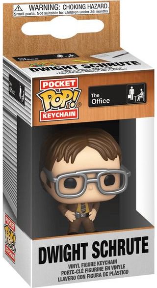 Vinilinė figūrėlė - raktų pakabukas FUNKO POP! Dwight Schrute (The Office)