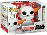 FUNKO POP! Vinilinė figūrėlė: Star Wars: The Mandalorian - Holiday Grogu snowma