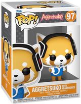 FUNKO POP! Vinilinė figūrėlė: Sanrio - Aggretsuko (w/ Headphones)