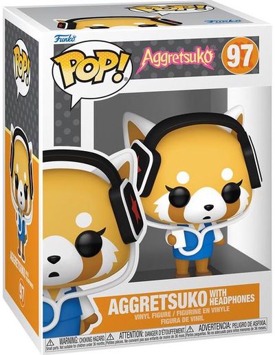 FUNKO POP! Vinilinė figūrėlė: Sanrio - Aggretsuko (w/ Headphones)