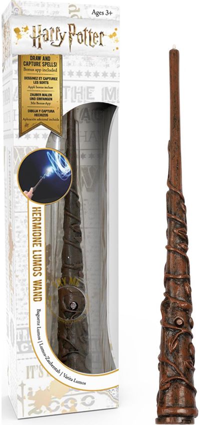 HARRY POTTER Šviečianti burtų lazdelė – Hermione Granger, 18 cm