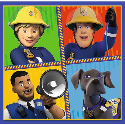 TREFL FIREMAN SAM 3 dėlionių rinkinys „Gaisrininkas Semas“