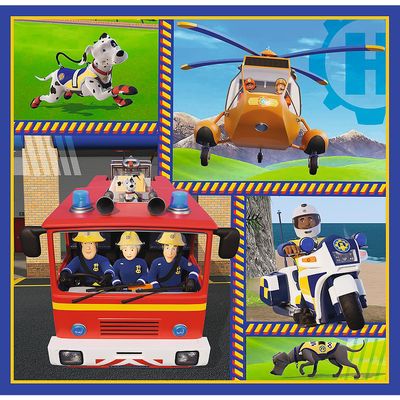 TREFL FIREMAN SAM 3 dėlionių rinkinys „Gaisrininkas Semas“