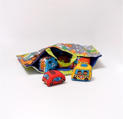 K’s KIDS Kūdikių kilimėlis „Mašinėlės mieste“
