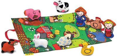 K’s KIDS Kūdikių kilimėlis „Ūkis“