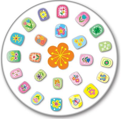 AVENIR Priklijuojamų nagų rinkinys „Sodas“