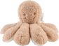 NATTOU TEDDY Pliušinis aštuonkojis, rudas