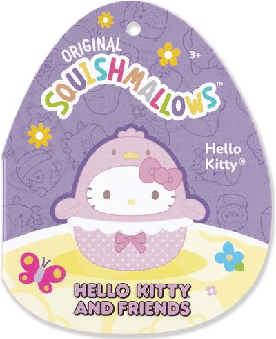 SQUISHMALLOWS HELLO KITTY Velykinis pliušinis žaislas, 12 cm