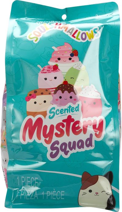 SQUISHMALLOWS MYSTERY SQUAD W21 paslaptingas pliušinis gyvūnėlis, 20 cm