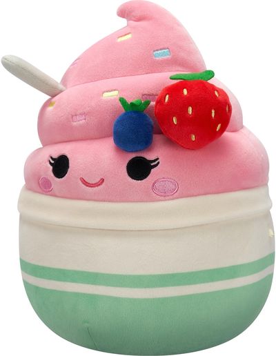 SQUISHMALLOWS MYSTERY SQUAD W21 paslaptingas pliušinis gyvūnėlis, 20 cm
