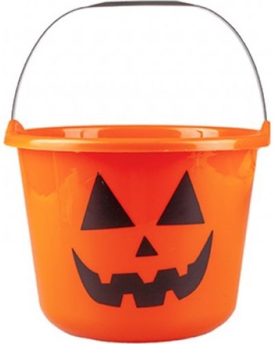 Kibirėlis JUMBO HALLOWEEN ORANGE CANDY BUCKET