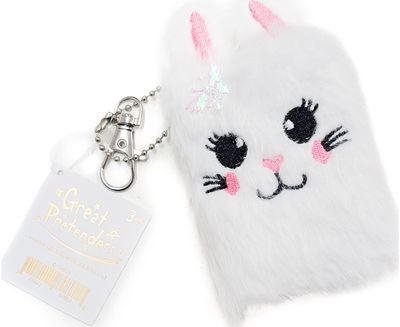 Dienoraštis-raktų pakabukas Mini Furry Friends, įv. rūšys