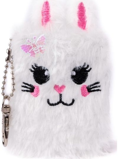 Dienoraštis-raktų pakabukas Mini Furry Friends, įv. rūšys