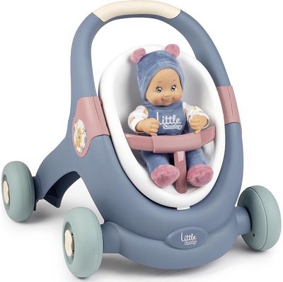 Vaikštynė-lėlės vežimėlis SMOBY 3in1, su lėle