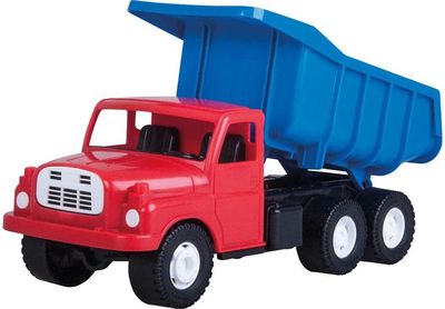 Sunkvežimis DINO Tatra, 30 cm, raudonos/mėlynos sp.