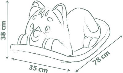 Supamasis žaislas SMOBY Cat, žalios sp.