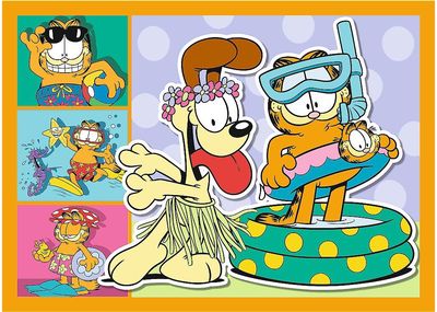 TREFL GARFIELD 4 dėlionių rinkinys