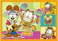 TREFL GARFIELD 4 dėlionių rinkinys