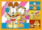 TREFL GARFIELD 4 dėlionių rinkinys