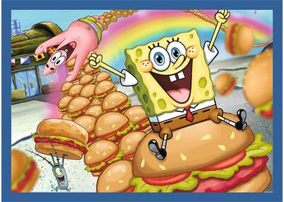 TREFL SPONGEBOB 4 dėlionių rinkinys