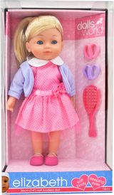 DOLLSWORLD Lėlytė „Elizabeth", 36 cm
