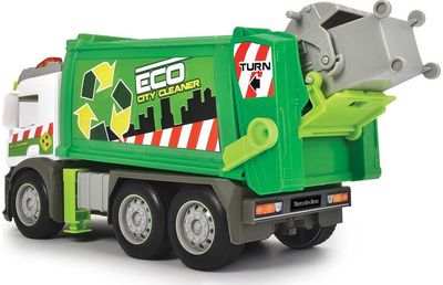 Šiukšliavežė DICKIE TOYS Mercedes-Benz su garsais ir šviesomis, 27 cm