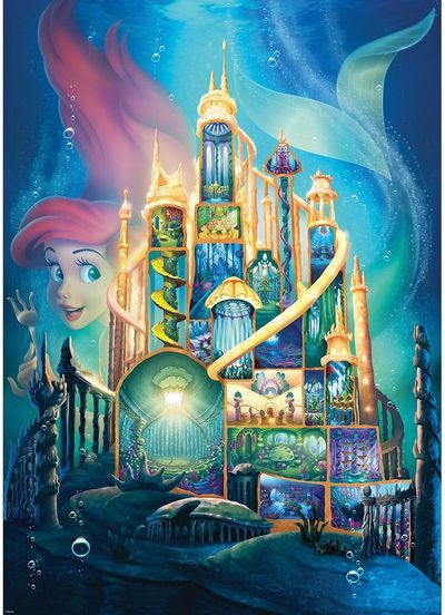 Dėlionė RAVENSBURGER Disney´s Ariel Castle, 1000 det.