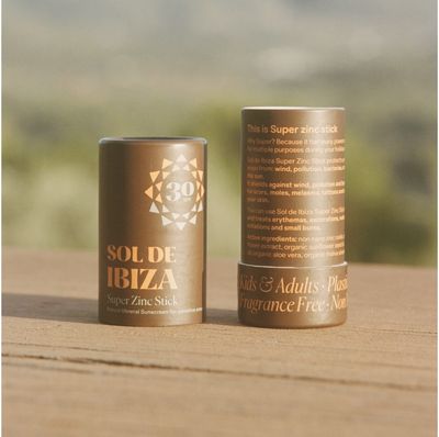 Išsukamas pieštukas nuo saulės veidui ir kūnui Super Zinc Stick su SPF 30, 45 g