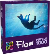 Dėlionė FLOW Cat floating in the air, 1000 det.