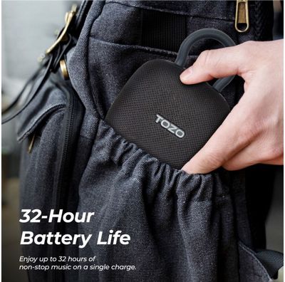 Nešiojama kolonėlė TOZO SoundGo Portable Bluetooth Speaker Black