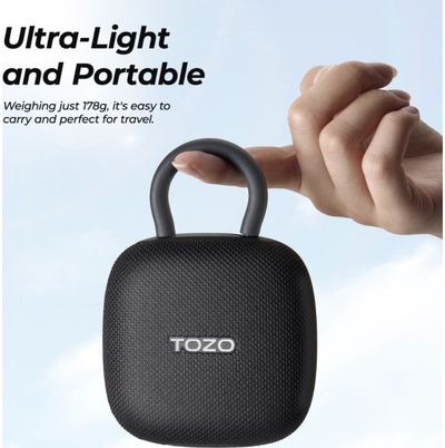 Nešiojama kolonėlė TOZO SoundGo Portable Bluetooth Speaker Black