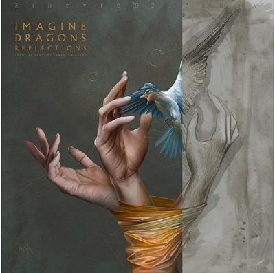 Imagine Dragons: Reflections (From The Vault Of Smoke + Mirrors LP) (Ocean Blue Marbled Vinyl) - LP