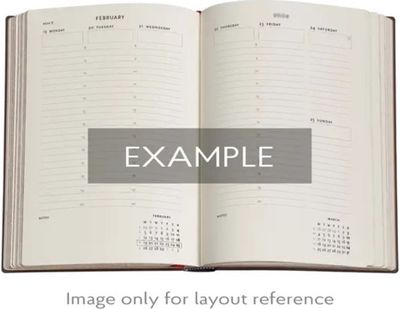 Darbo knyga PAPERBLANKS 18mėn. 2025 liepa - 2026 gruod. Diamond Jubilee, ULTRA, VER