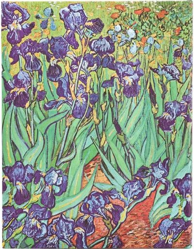 Darbo knyga PAPERBLANKS 18mėn. 2025 liepa - 2026 gruod. Van Gogh’s Irises, ULTRA , VER