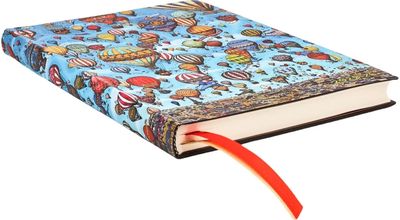 Darbo knyga PAPERBLANKS 18mėn. 2025 liepa - 2026 gruod. Balloon Festival, MIDI, HOR